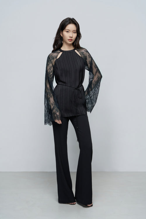 Elegant Vintage Lace Blouse