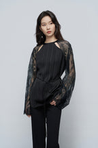Elegant Vintage Lace Blouse