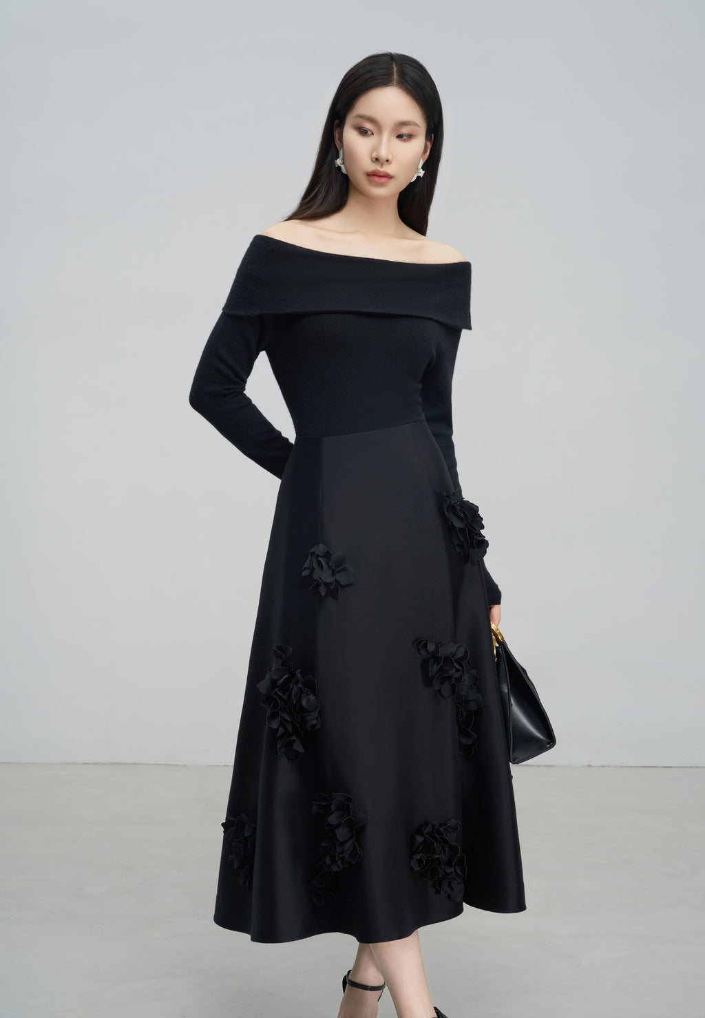Exquisitely Tailored Audrey Hepburn-Inspired A-Line Skirt