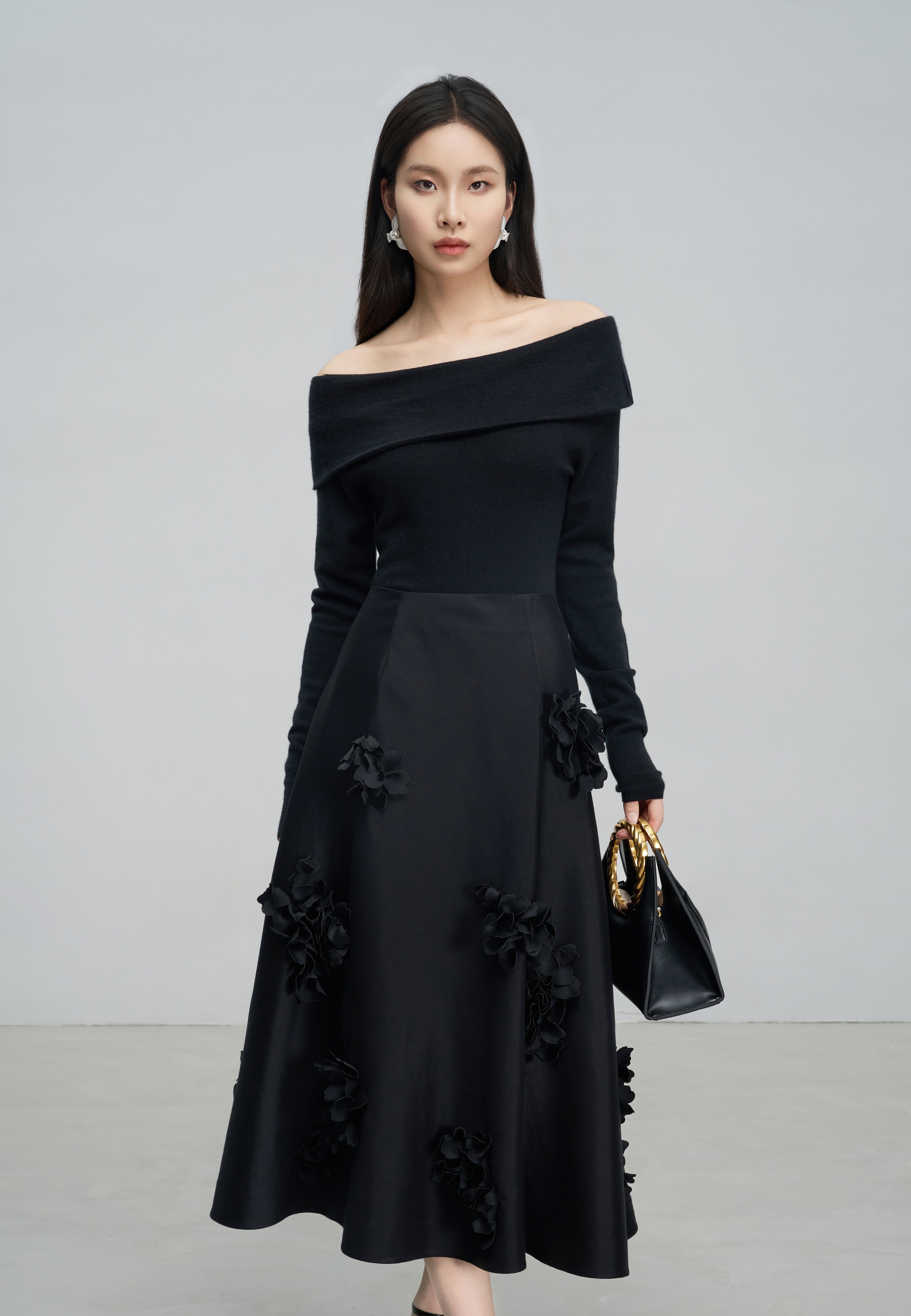 Exquisitely Tailored Audrey Hepburn-Inspired A-Line Skirt