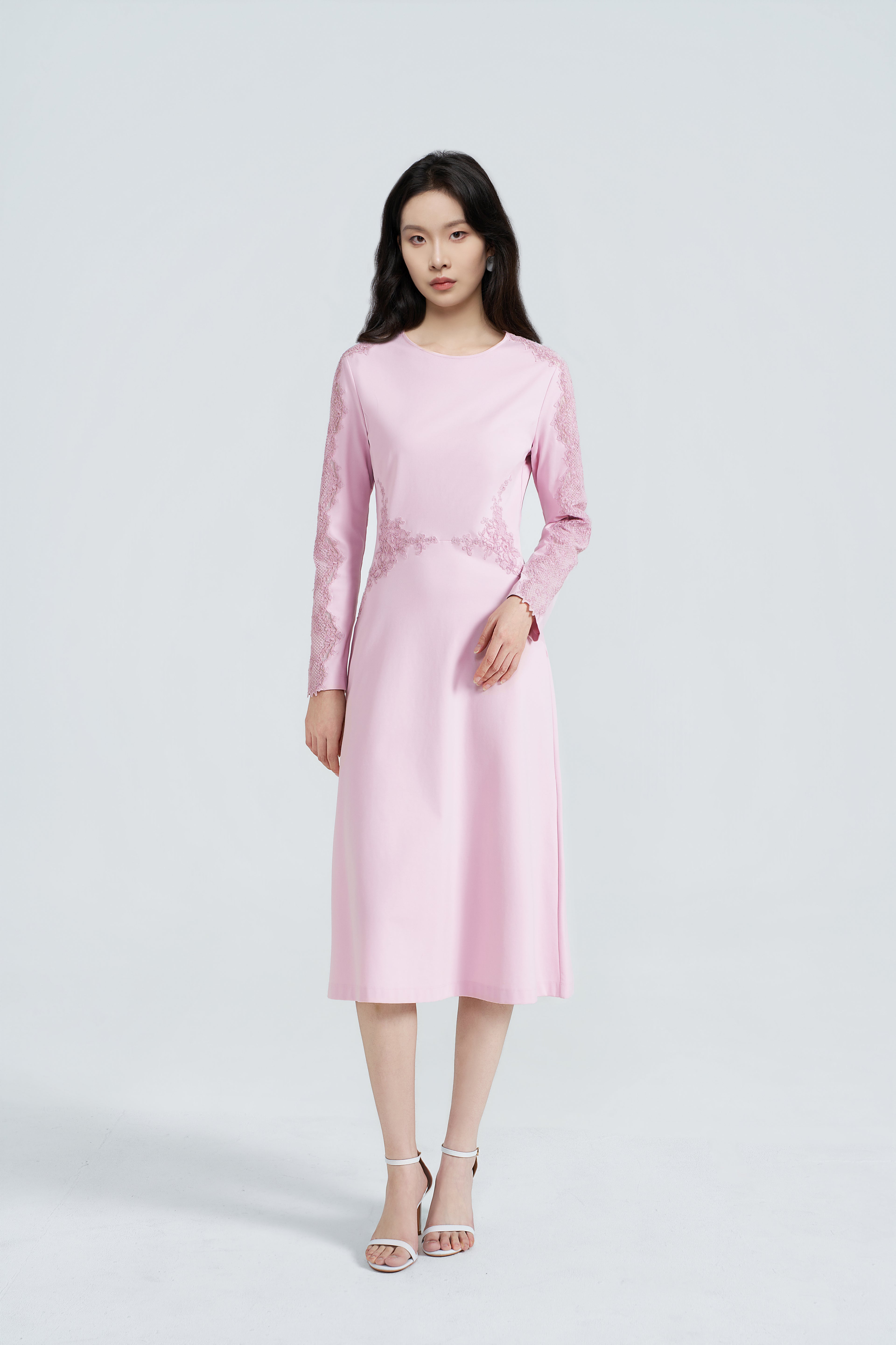 Exquisitely Tailored Embroidered Dress