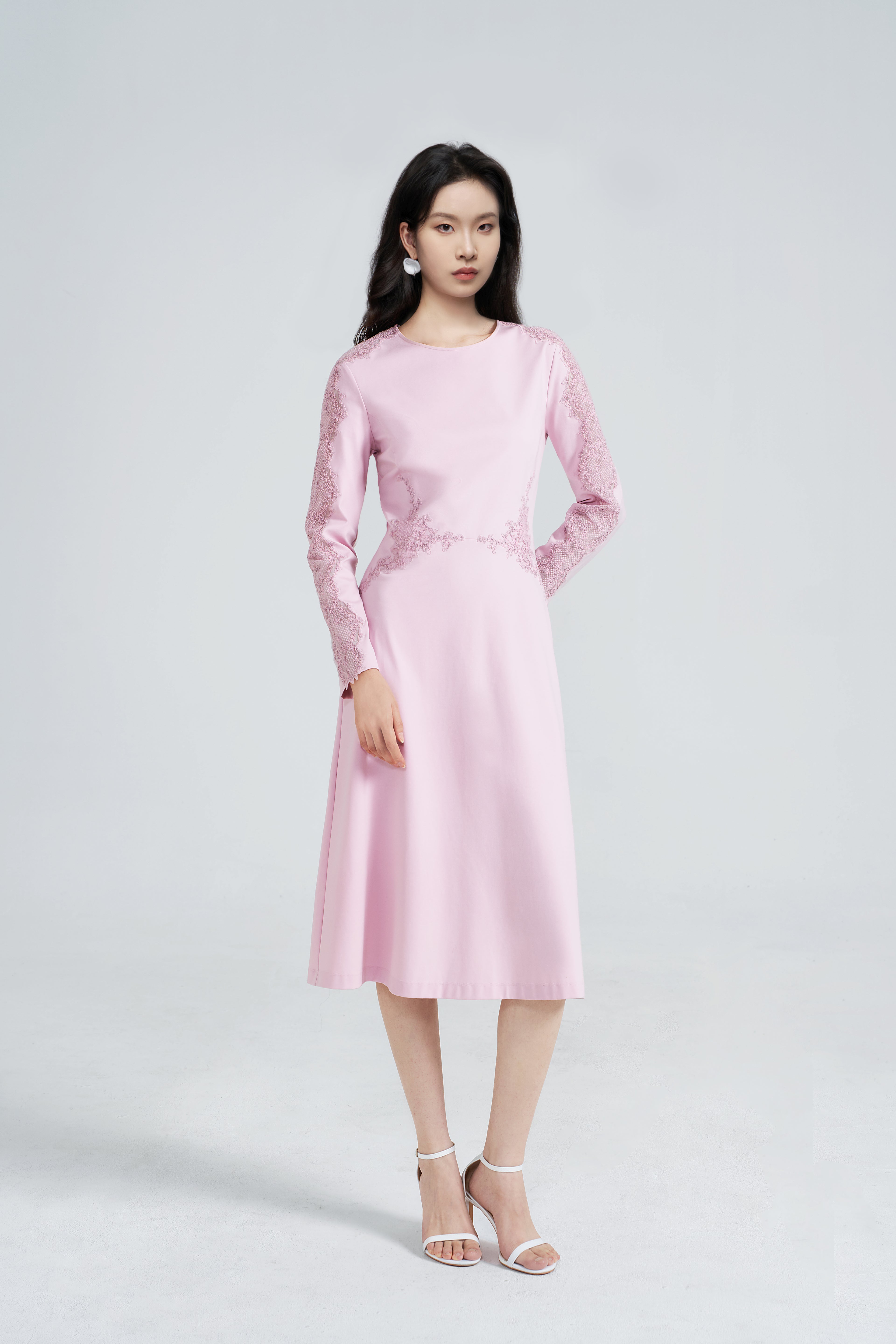 Exquisitely Tailored Embroidered Dress
