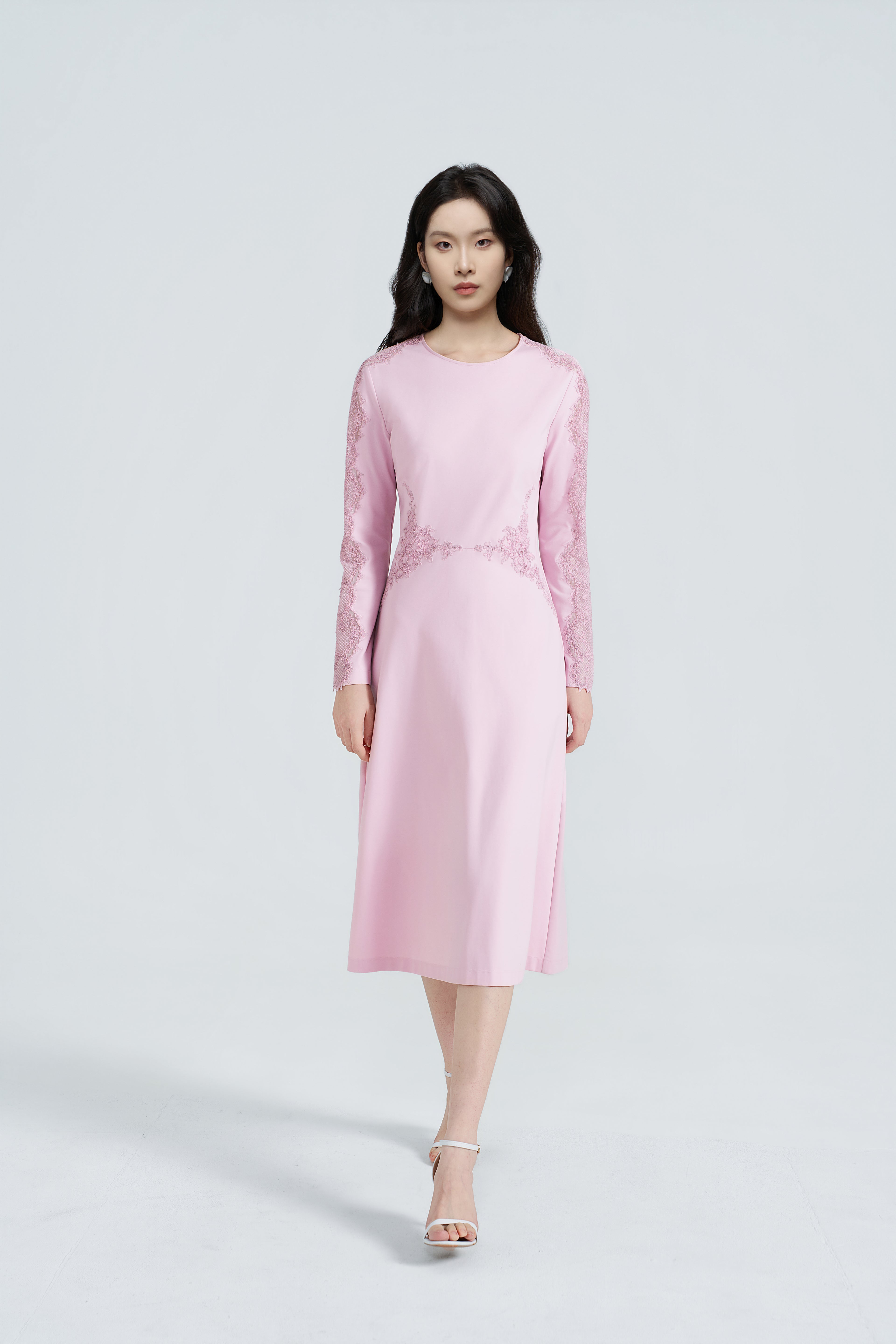Exquisitely Tailored Embroidered Dress