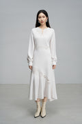 Cutout Embroidered Romantic Dress