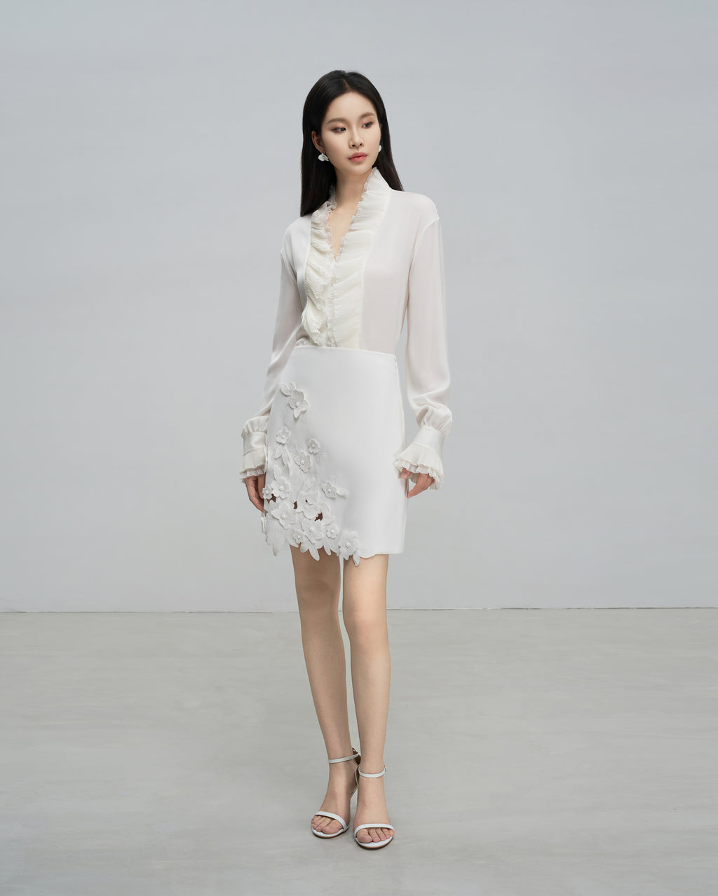 French Pleated Blouse