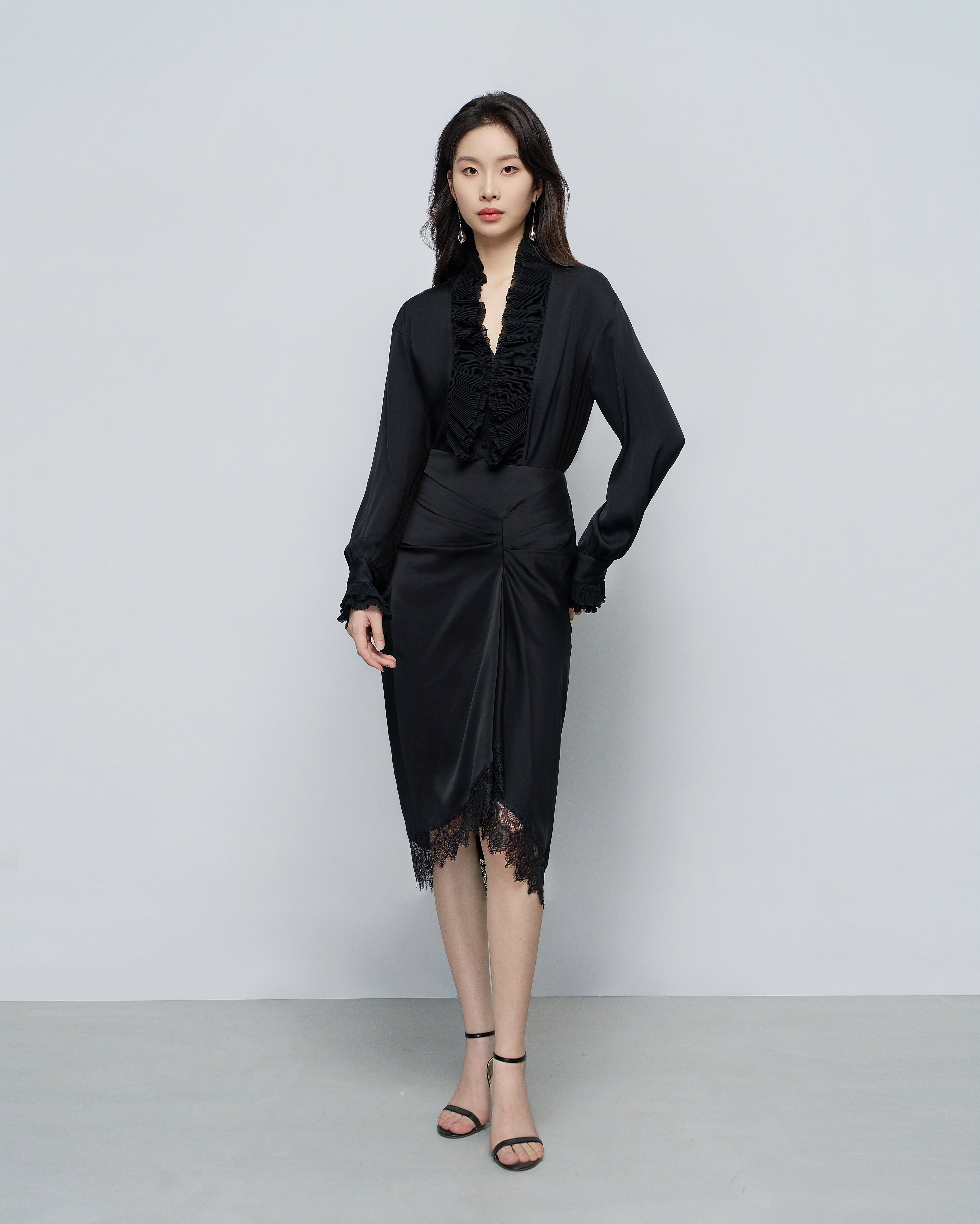 French Pleated Blouse