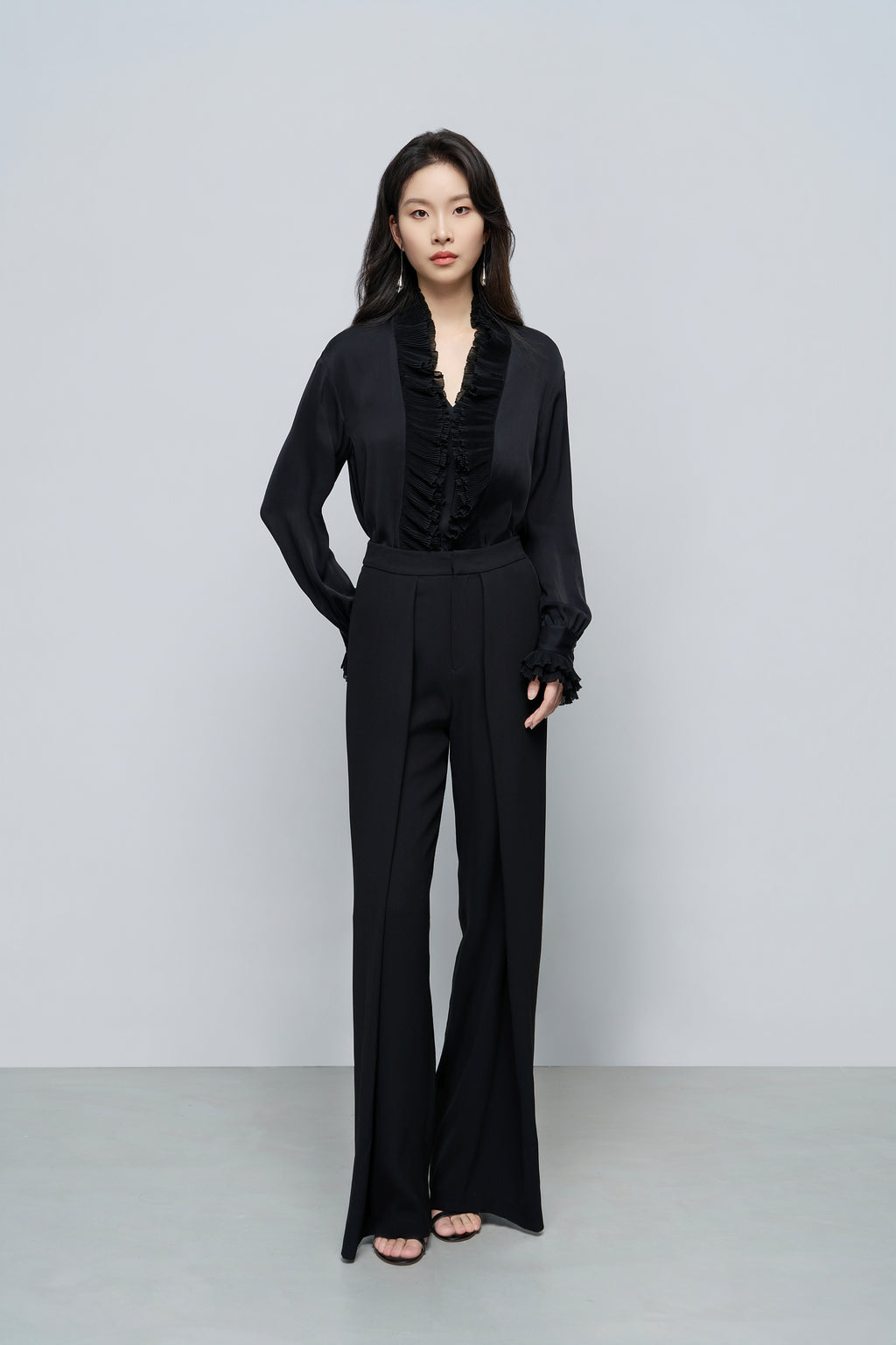 French Pleated Blouse
