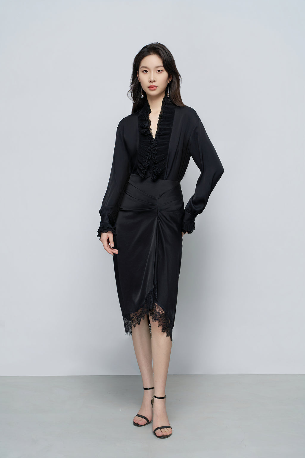French Pleated Blouse
