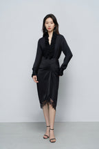 French Pleated Blouse