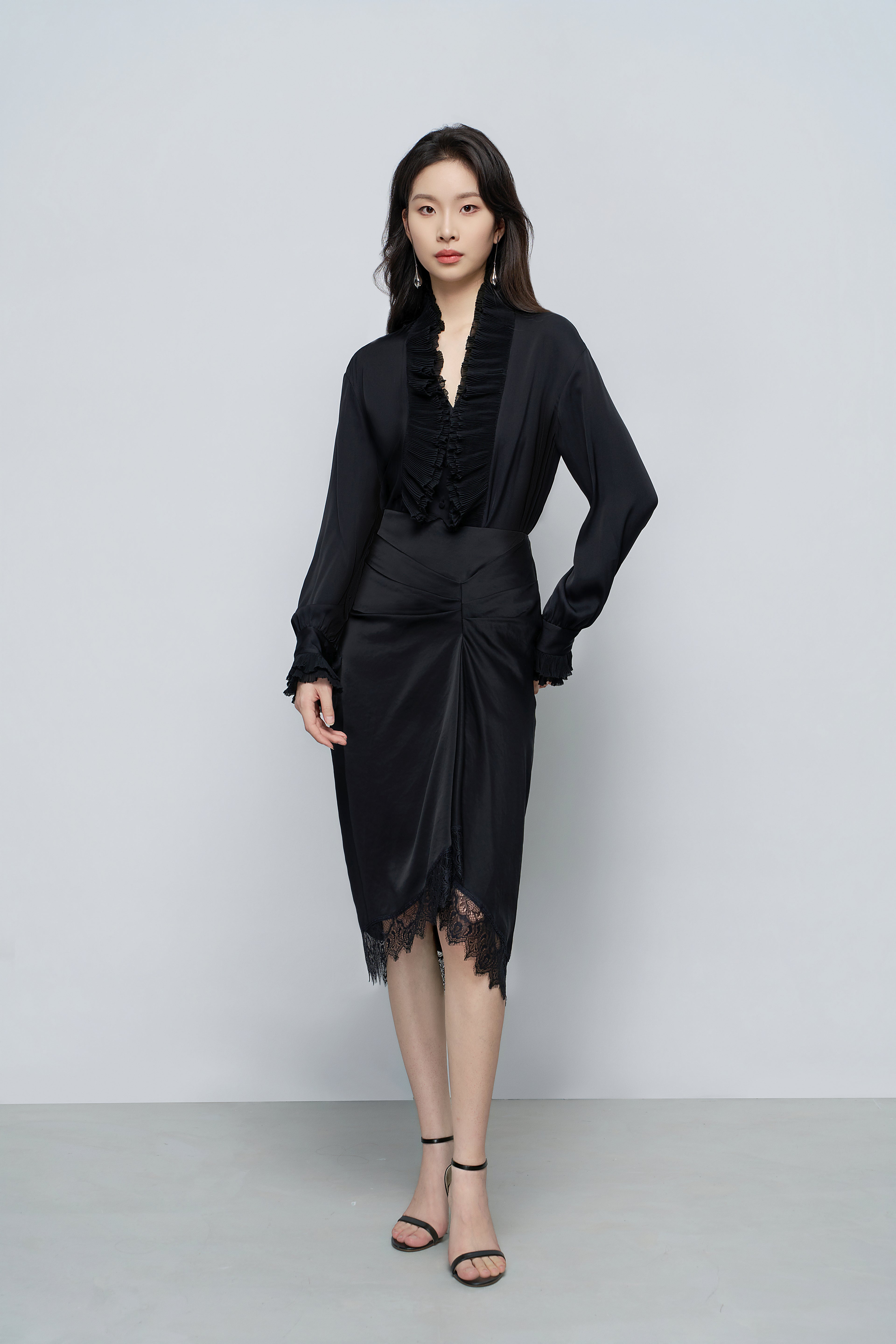 French Pleated Blouse