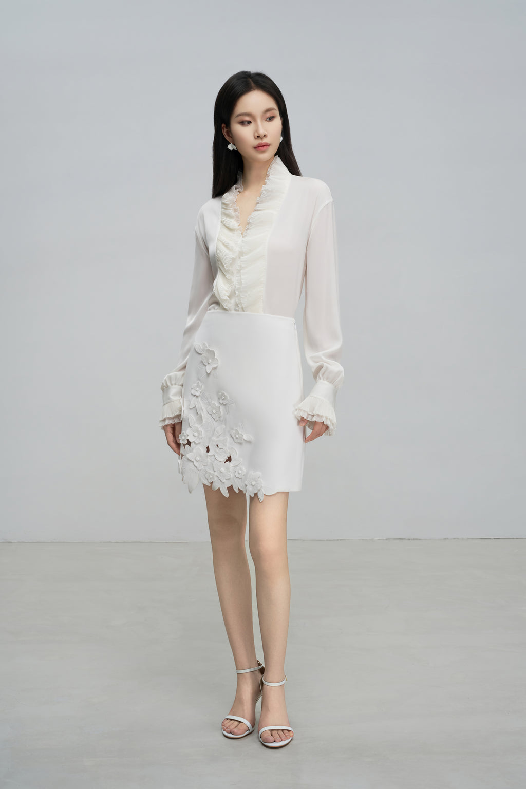 French Pleated Blouse