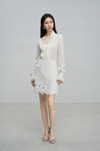 French Pleated Blouse