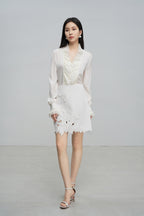 French Pleated Blouse