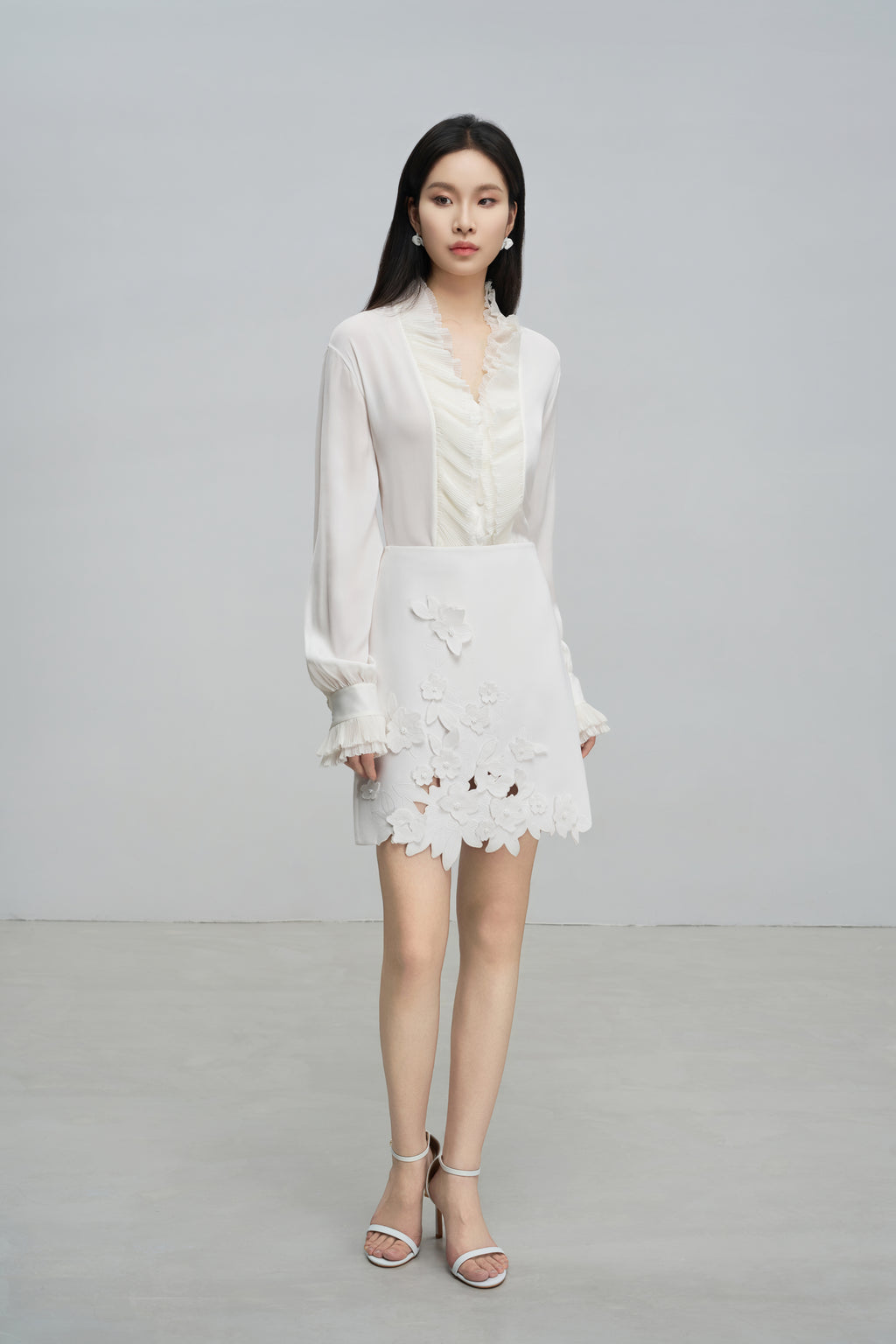 French Pleated Blouse