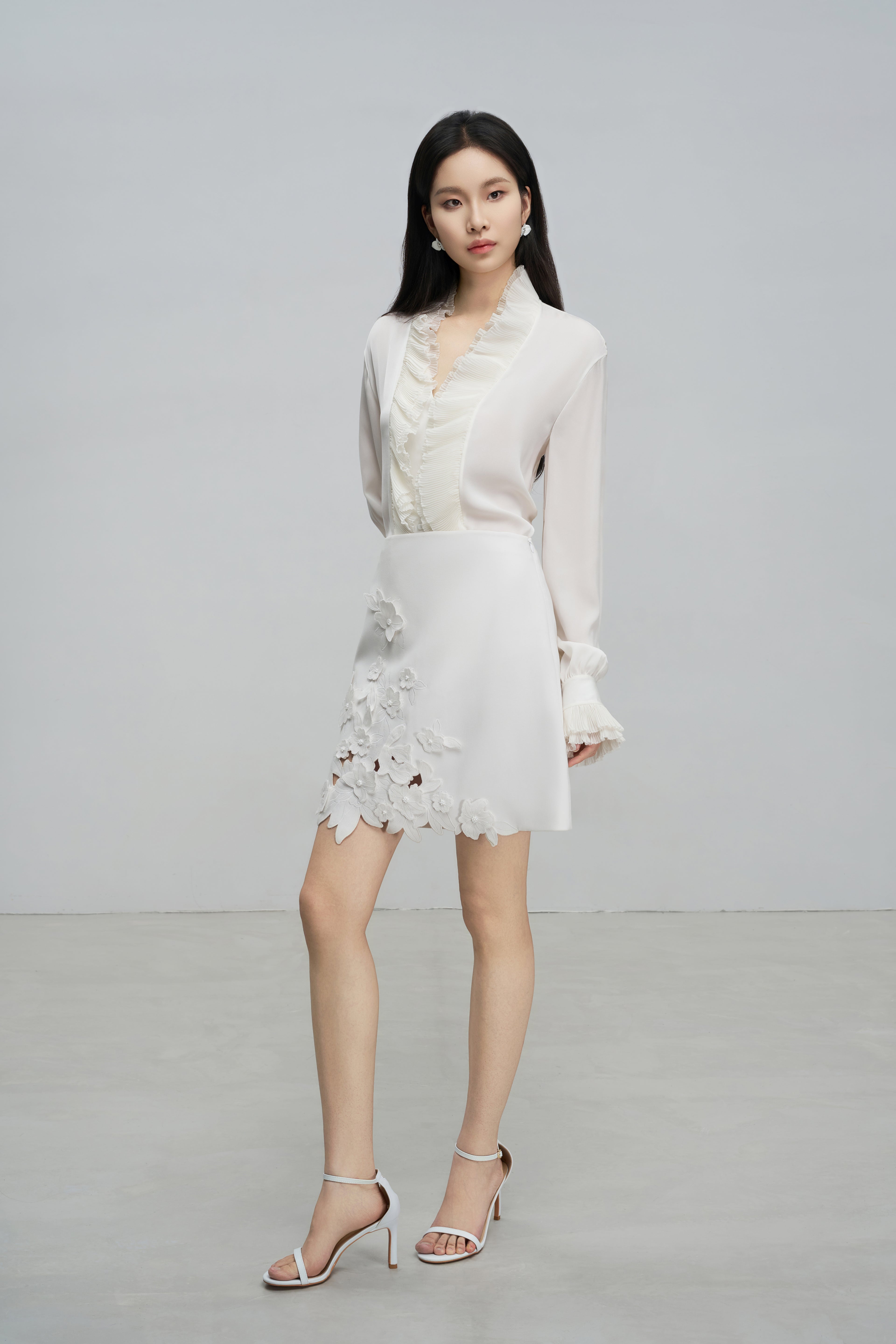 French Pleated Blouse
