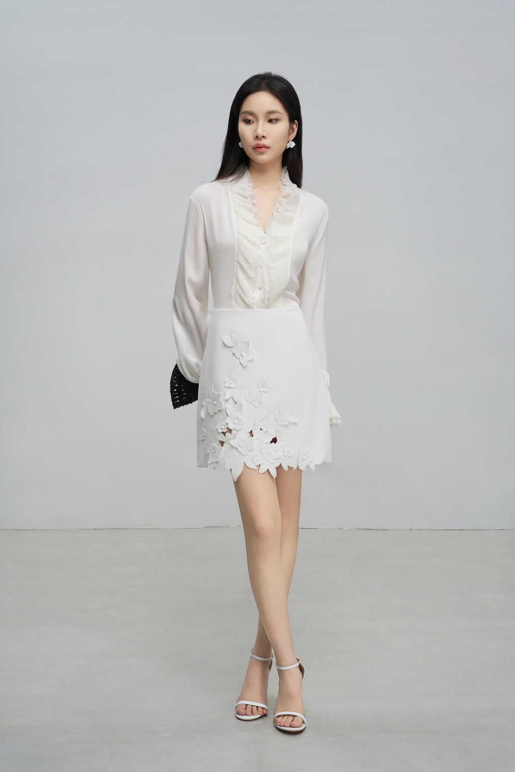 French Pleated Blouse